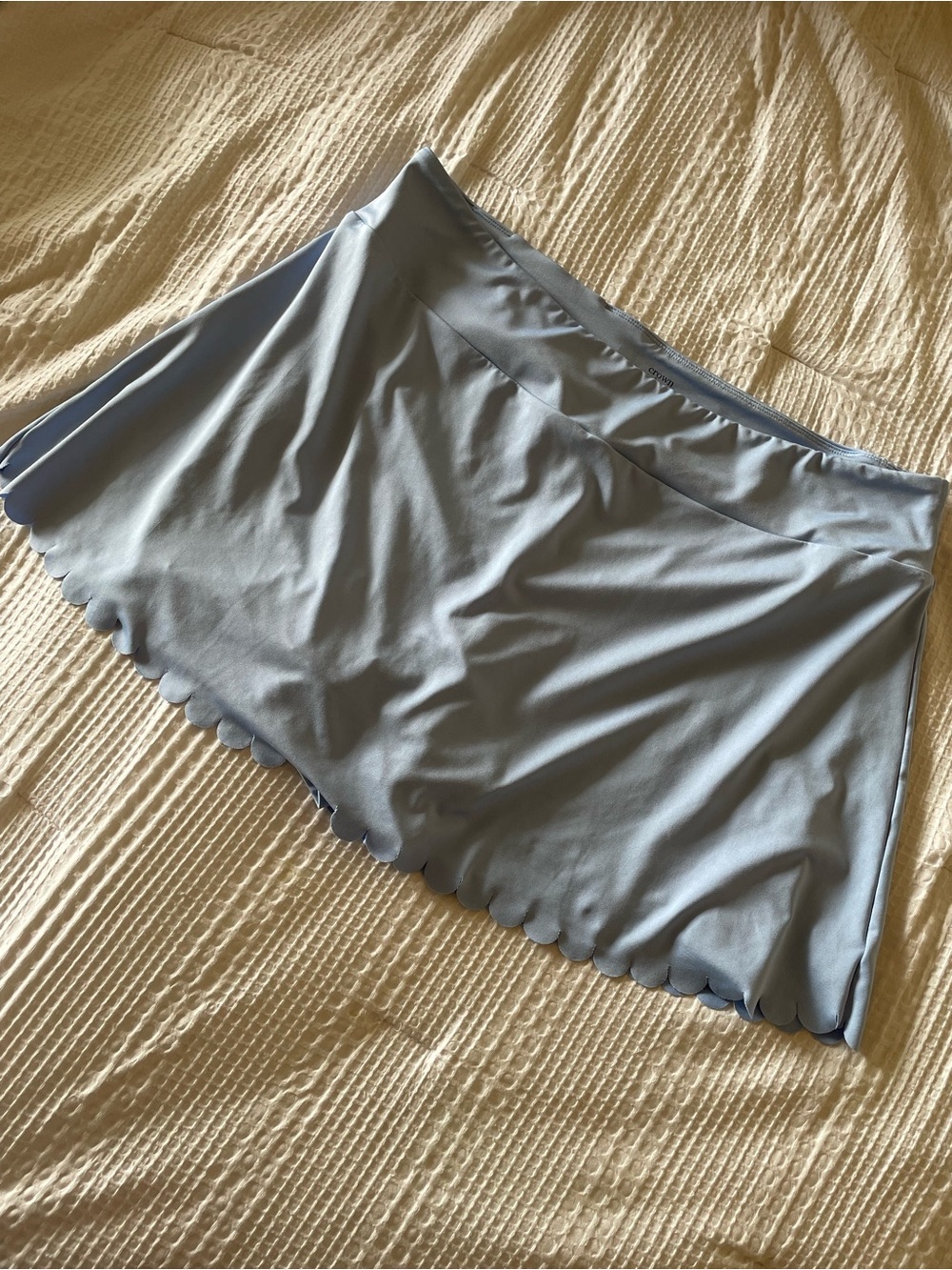 Crown & Ivy Scallop Millennium Skort Light Blue XXL